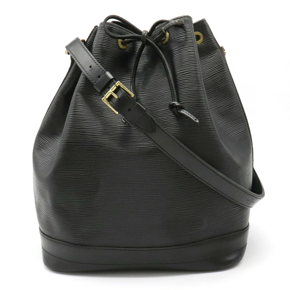 Louis Vuitton Epi Noe Shoulder Bag Hobo Semi Shoulder Leather Noir Black